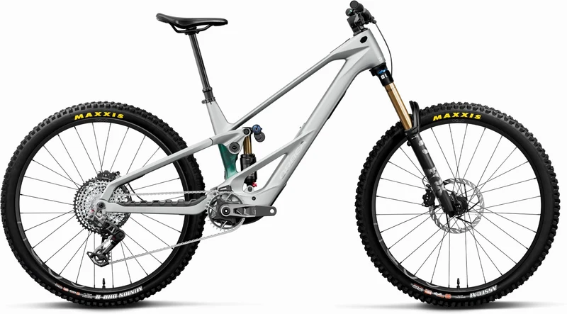 Orbea Wild LT M-Team RS 800 Wh E-Bike Fully 29" smooth silver (matt) - escape green c. view (gloss)