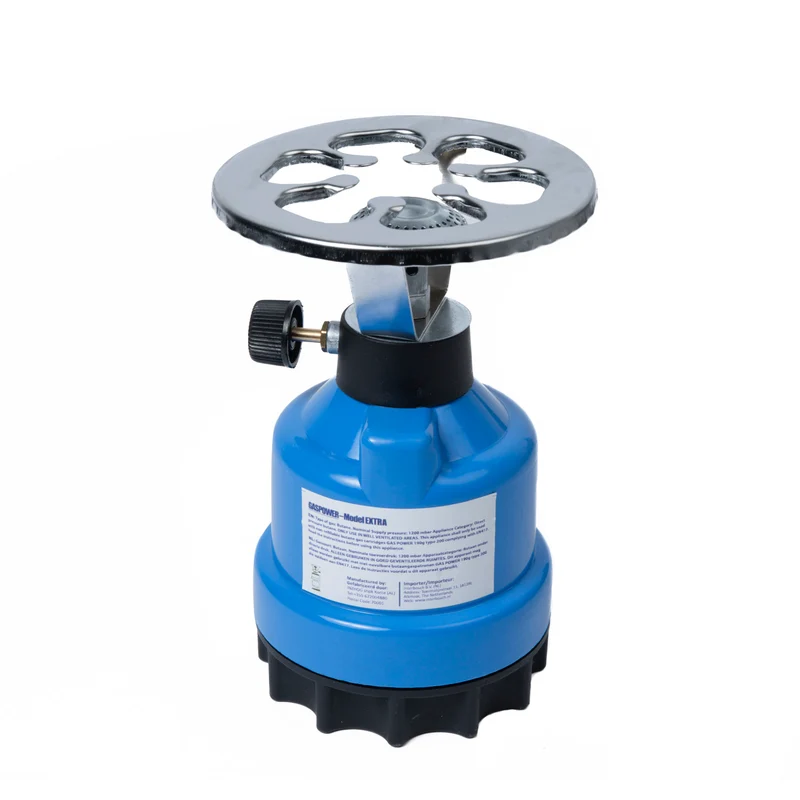 Gaspower Campingkocher blau