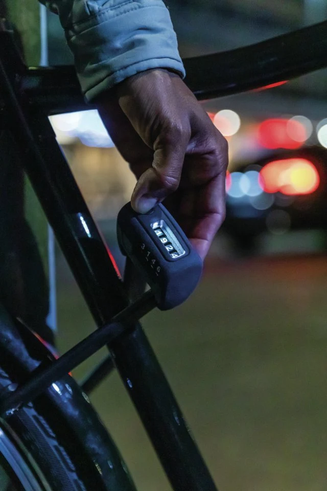 Abus Faltschloss Bordo Combo 6000C/90 Led SH Schwarz