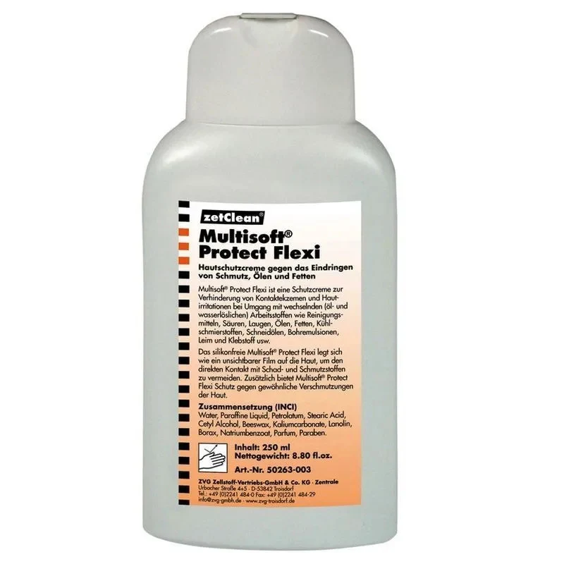 ZVG Multisoft Protect Flexi Feuchtigkeitsspendende Handcreme 1L Weiß