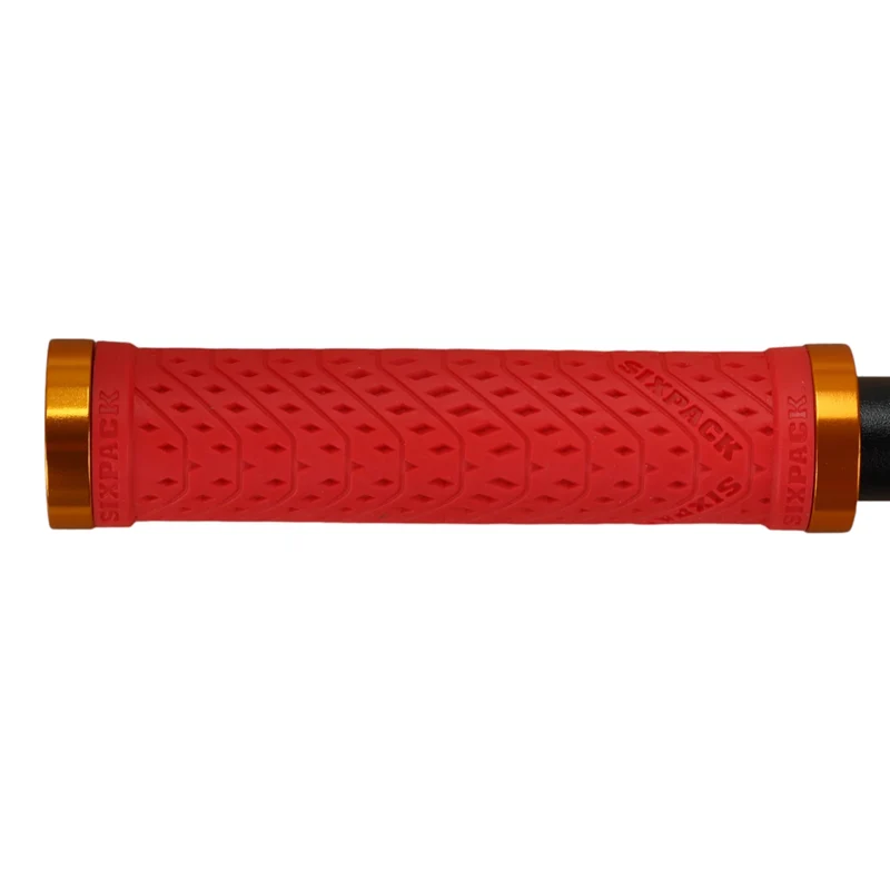 Sixpack Griffe K-Trix Mountainbike Paar Rot Gold Lock-On