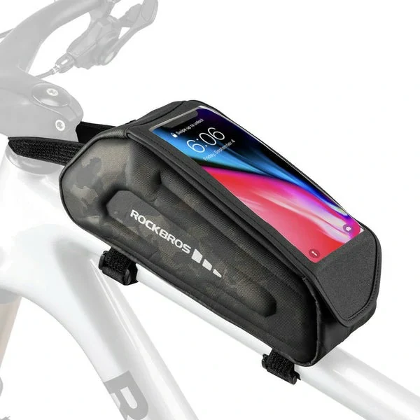 ROCKBROS Fahrradtasche Wasserdicht Handytasche Touchscreen für Smartphone 6,8 Zoll