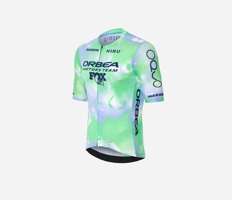 Hiru Lab Race Orbea Factory Team Kurzarmtrikot V1 Herren Mehrfarbig
