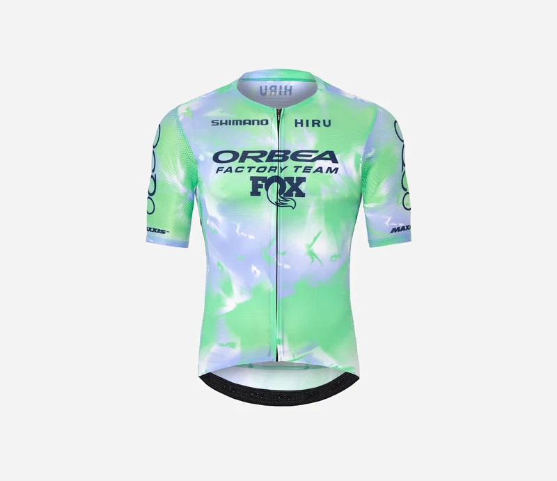 Hiru Lab Race Orbea Factory Team Kurzarmtrikot V1 Herren Mehrfarbig