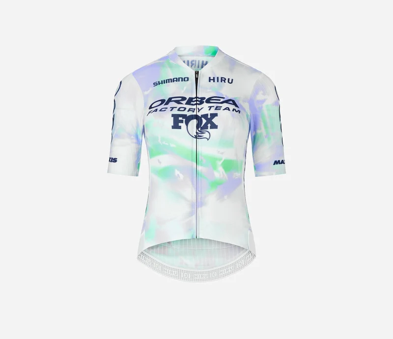 Hiru Lab Race Orbea Factory Team Kurzarmtrikot Damen Mehrfarbig