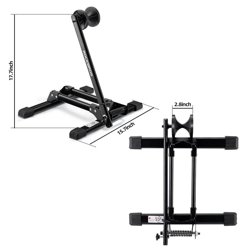 ROCKBROS Fahrradständer Faltbar aus Aluminium Einseitiger Fahrradständer