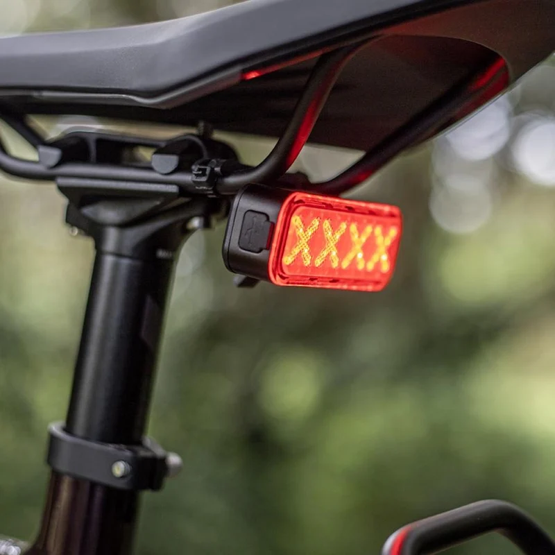 Feu arrière Kheax Zaurac USB-C avec antivol et sonnette 300 Lm