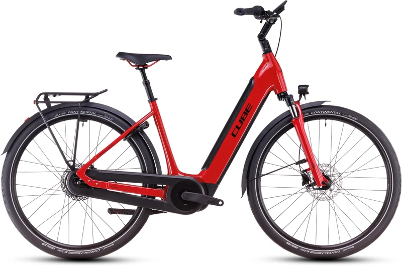 CUBE Supreme Hybrid Comfort Pro 625 firered´n´black