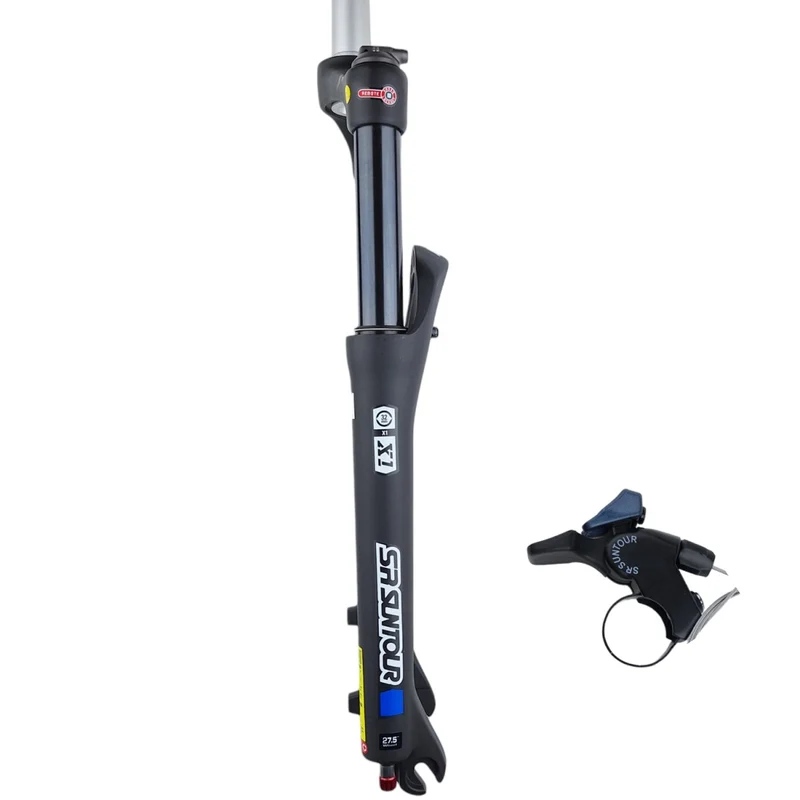 Suntour X1 Remote 120 mm 27,5 Zoll Federgabel Schnellspanner 1 1/8 Gabelschaft