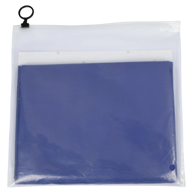 Poncho nachhaltig dunkelblau – Material PVC, leichtgewichtig
