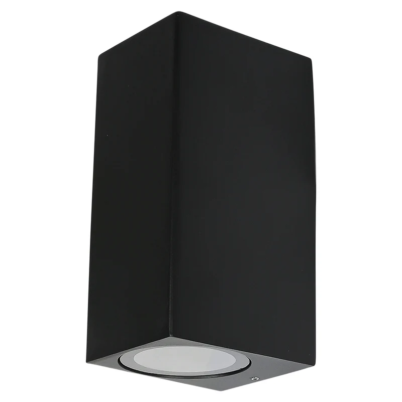 Wandleuchte quadratisch hoch Up&Down Light IP65 – Fassung GU10, wasserdicht IP65, 30 cm