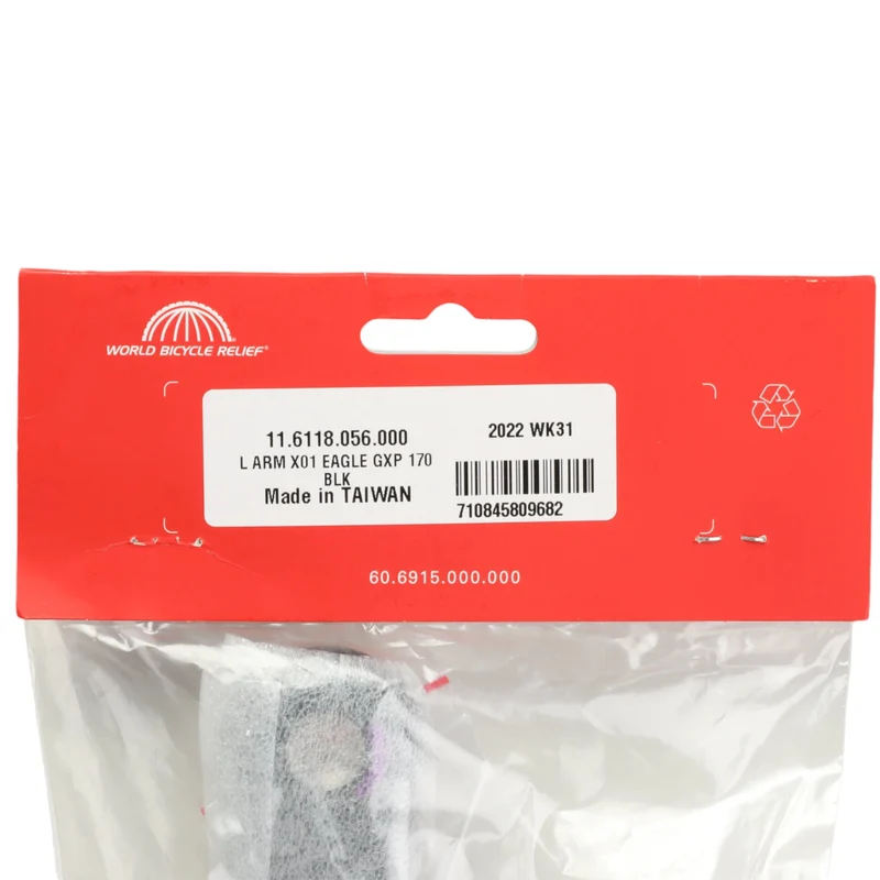 SRAM X01 Eagle Kurbelarm links GXP 170 mm Carbon schwarz