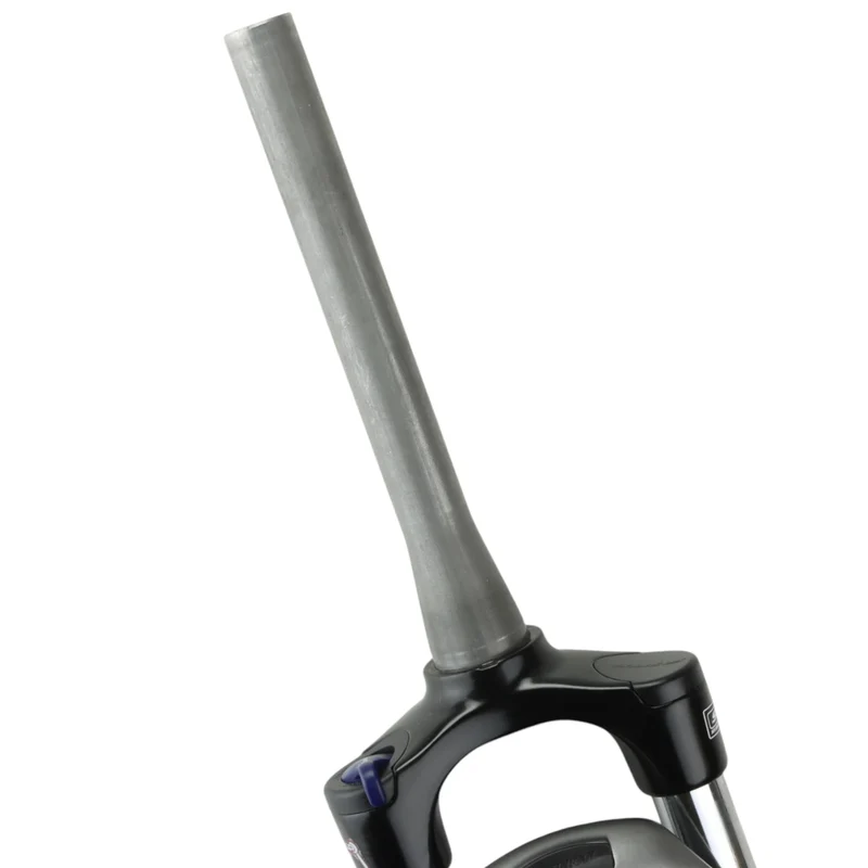 SR Suntour Federgabel Felgenbremsen Schnellspanner QR 28 Zoll Tapered 1 1/8-1.5 Zoll Schaft silber