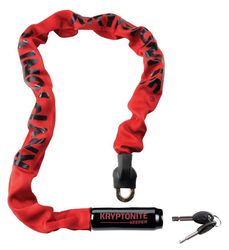Kryptonite Kettenschloss Keeper 785 85cm Integriert Rot