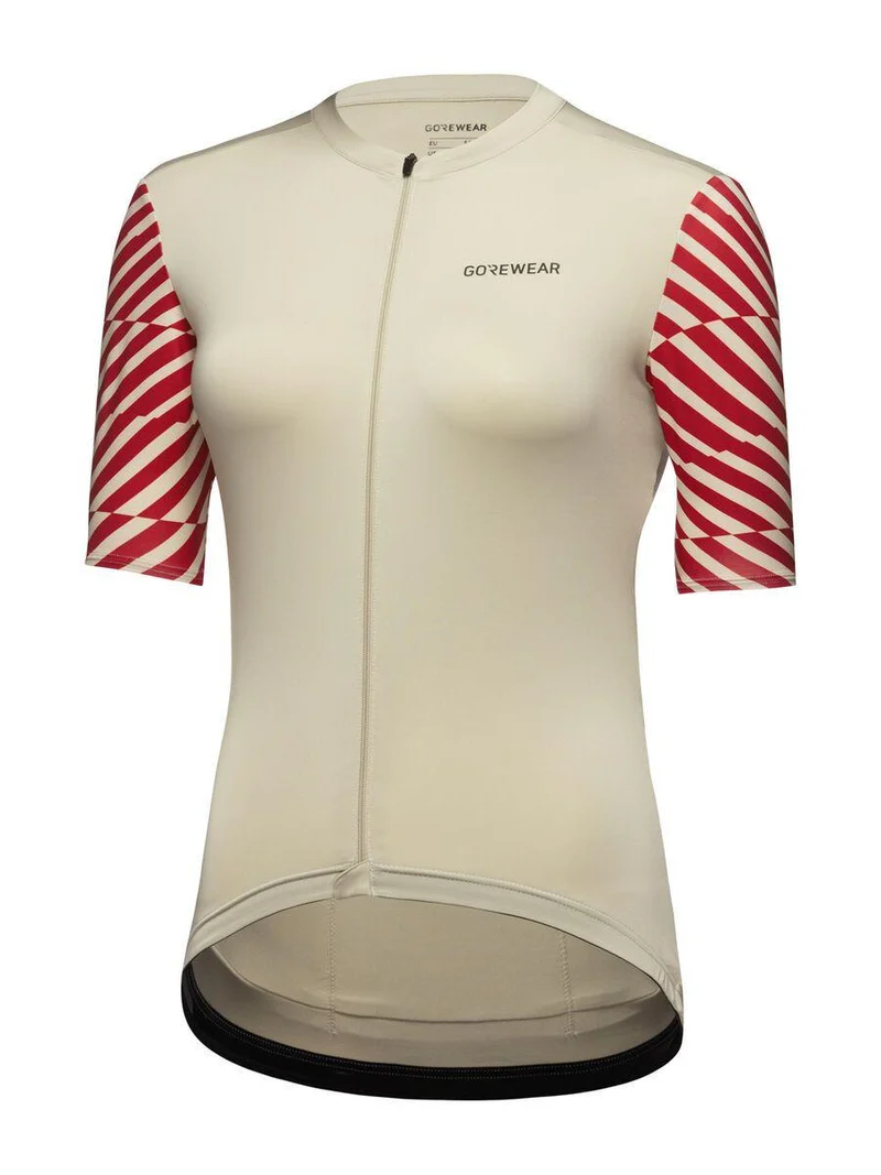 Gore Bike Wear Swiftride Optical Jersey Womens beige/utility red