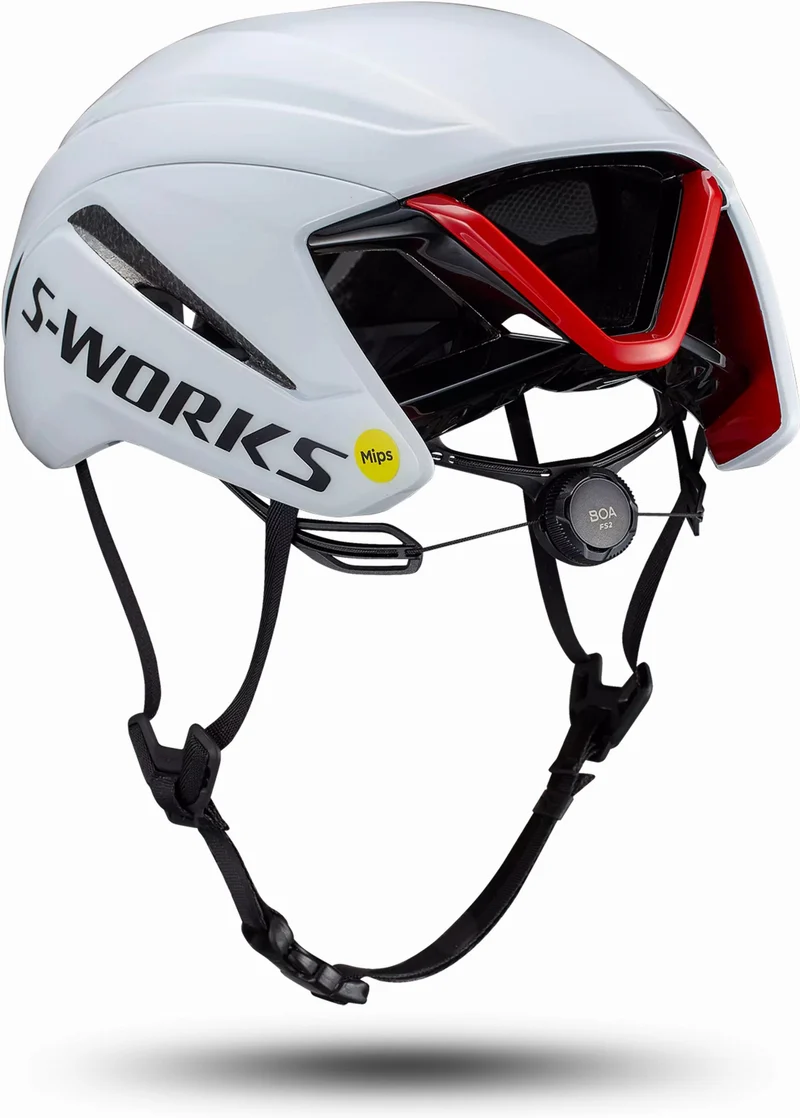 Specialized S-Works Evade 4 Mips Rennrad-Helm white/red
