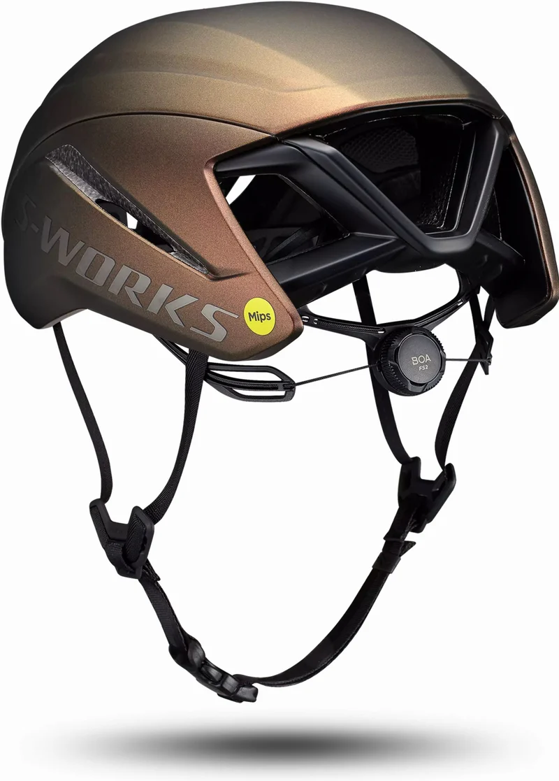 Specialized S-Works Evade 4 Mips Rennrad-Helm satin root beer