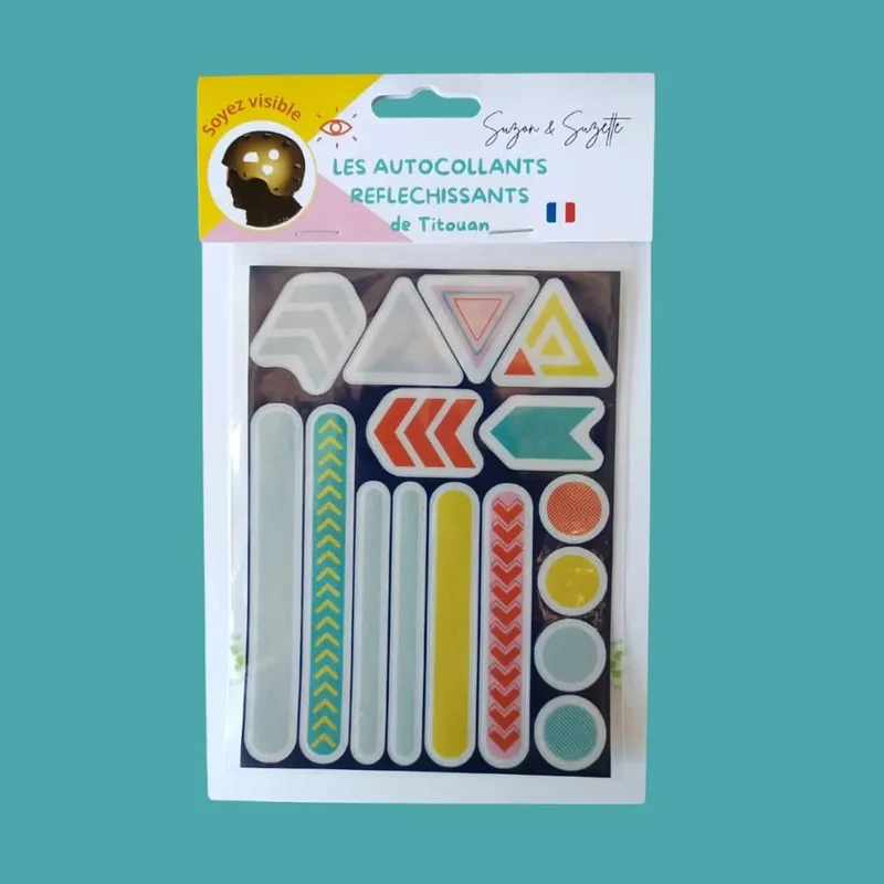 stickers autocollants réfléchissants Titouan Suzon et Suzette