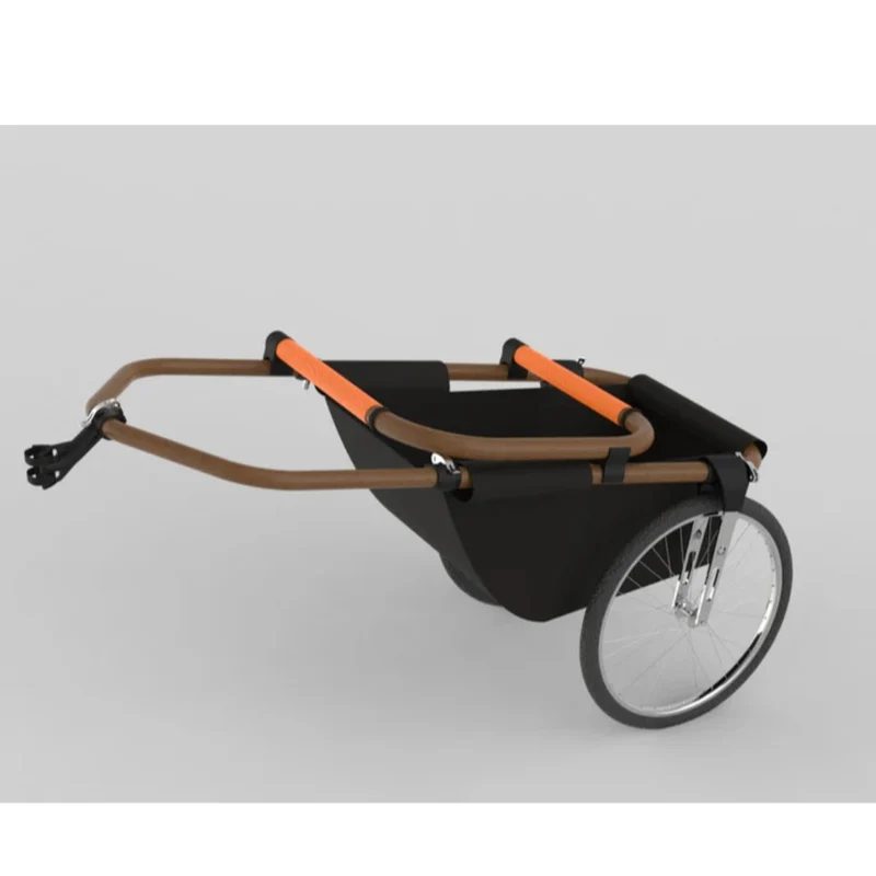 Rack surf et paddle pour remorque vélo Maïna Globe For You