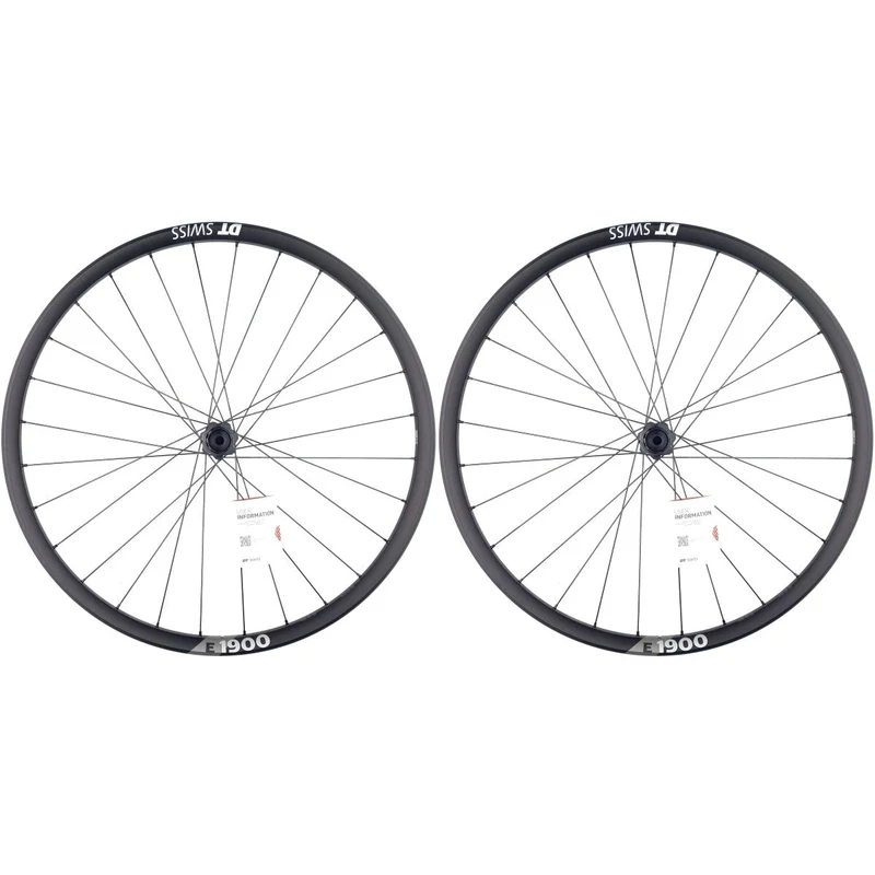 Inkl. 2 DT Swiss 6-Loch Adapter: DT Swiss Laufradsatz E 1900 Spline 30 29 Zoll Centerlock 15x100 mm / 12x142 mm