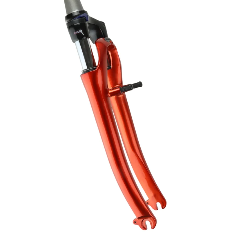 SR Suntour Federgabel Trekking Schnellspanner QR 28 Zoll Tapered 1 1/8-1.5 Zoll Schaft rot