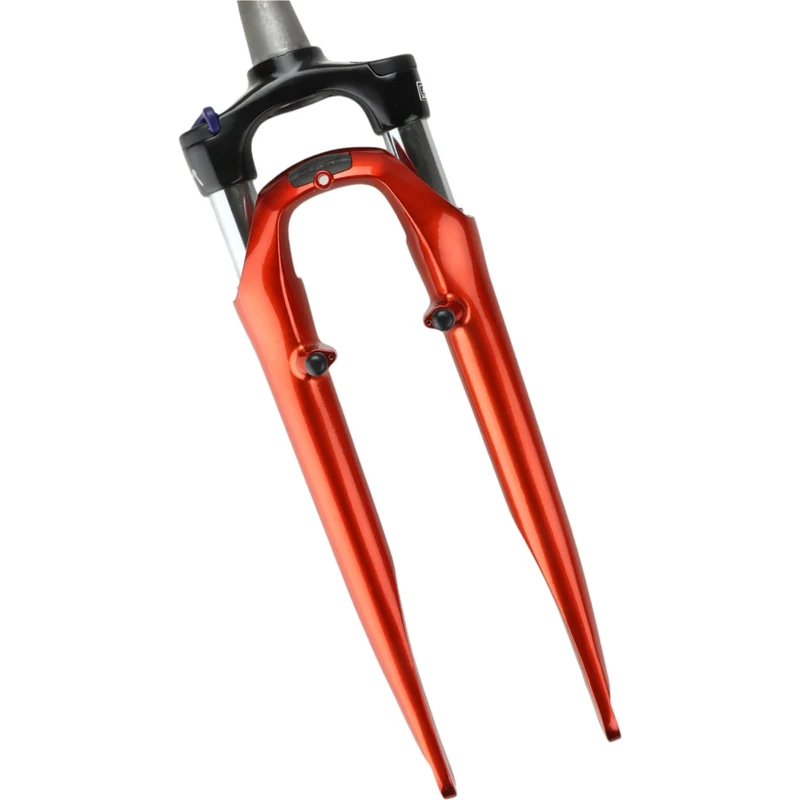 SR Suntour Federgabel Trekking Schnellspanner QR 28 Zoll Tapered 1 1/8-1.5 Zoll Schaft rot