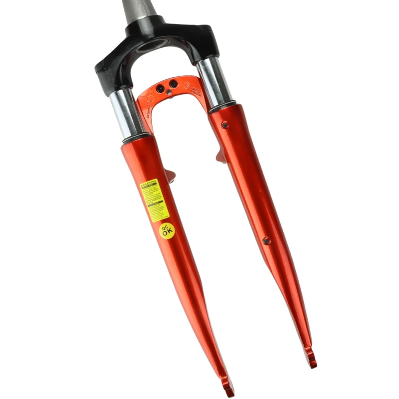 SR Suntour Federgabel Trekking Schnellspanner QR 28 Zoll Tapered 1 1/8-1.5 Zoll Schaft rot