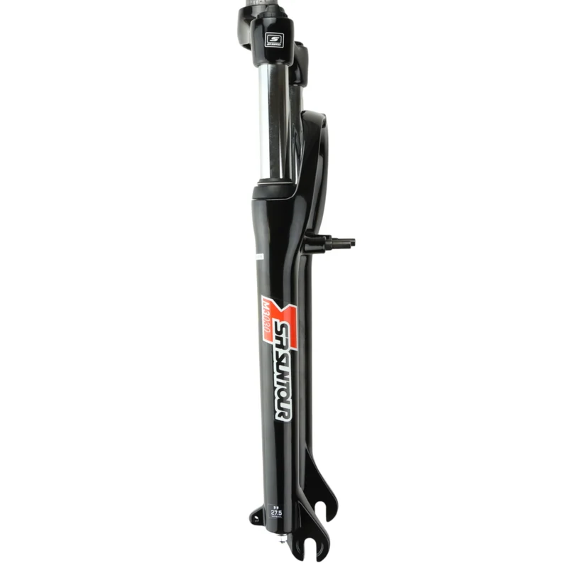 SR Suntour Federgabel M3030 Schnellspanner QR 27.5 Zoll Gewindeschaft 1 1/8 Zoll schwarz
