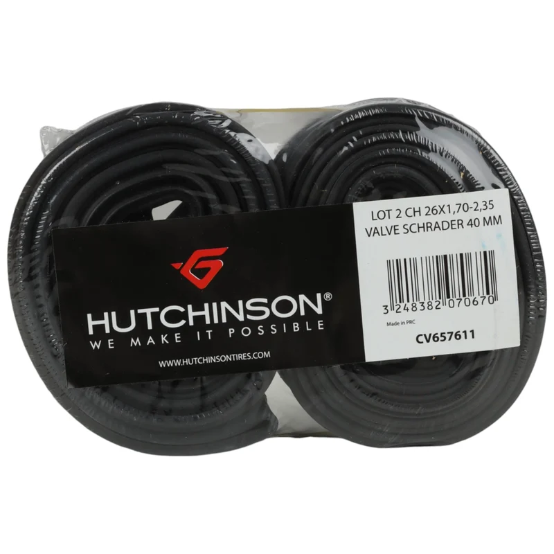 2x Hutchinson Schlauch 26x1,70-2,35 Autoventil 40 mm
