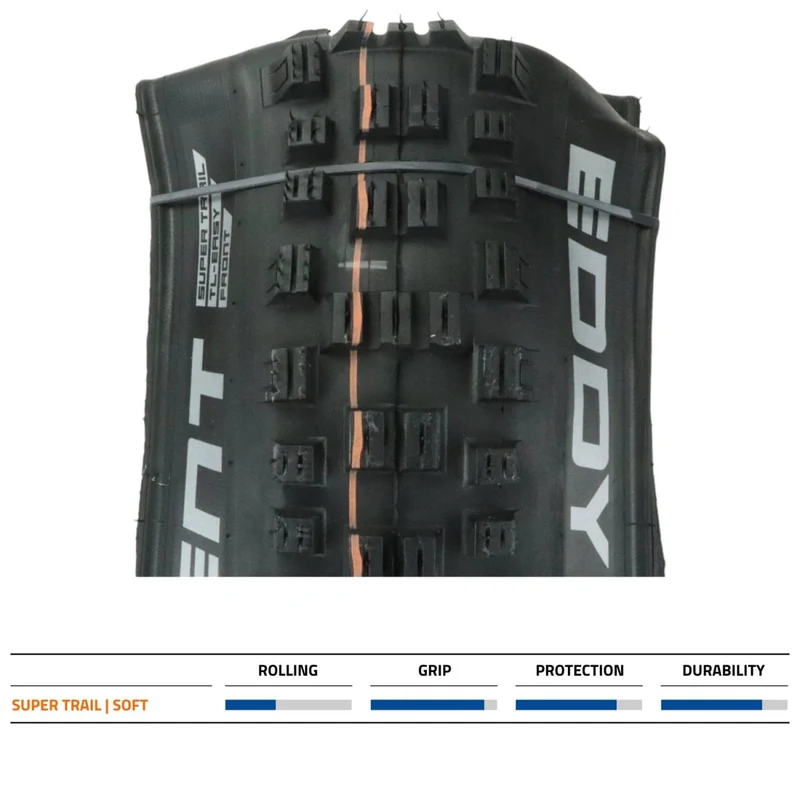 Schwalbe Eddy Current 29 x 2,6" Front Faltreifen Super Trail ADDIX Soft TLE