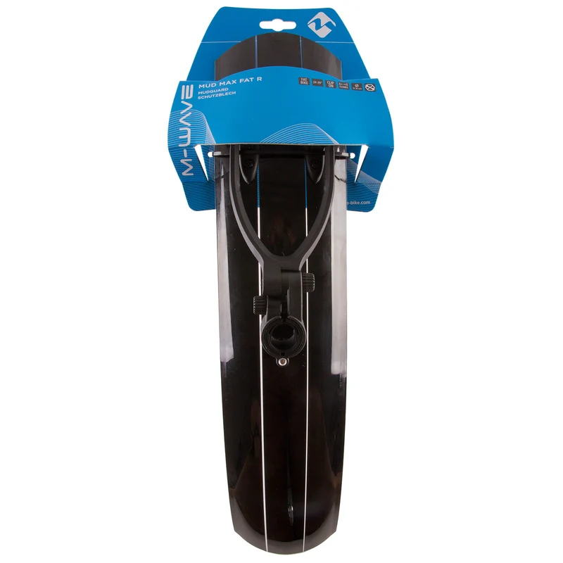 Garde boue arrière pour vélo 24 à 29 pouces à pneu large Mud Max Fat R M-Wave