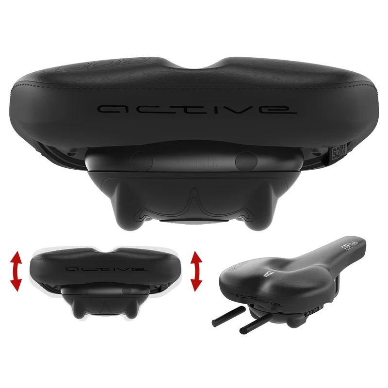 Selle vélo randonnée confortable 602 Ergolux Active 2.0 SQlab