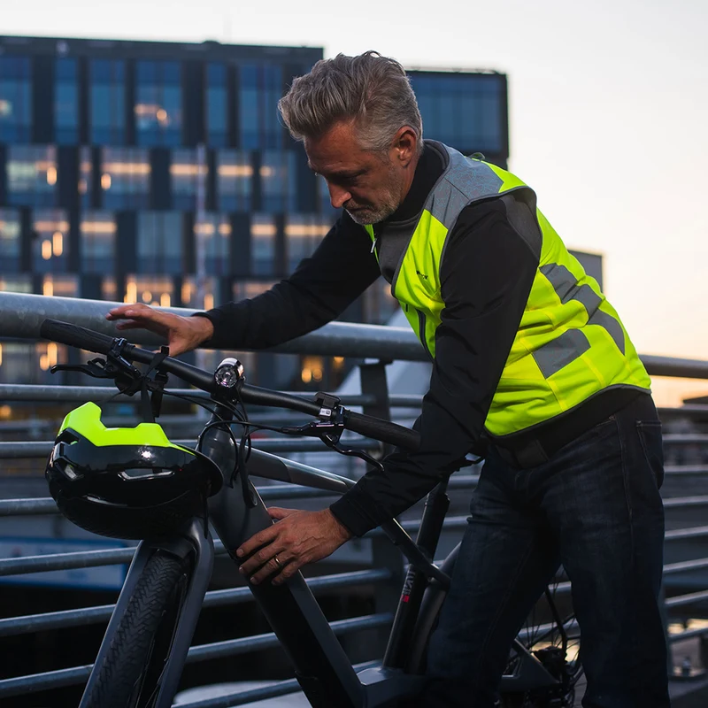 Gilet jaune avec éclairage arrière intégré Tegra eBike Wowow