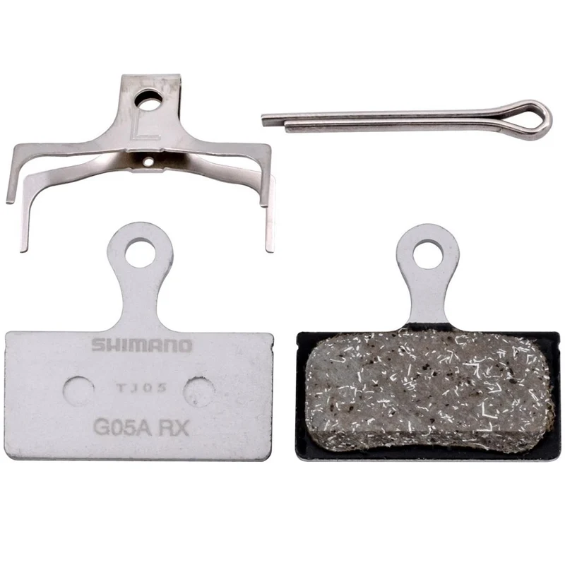 Plaquettes frein à disque vélo organique Shimano G05A-RX Deore