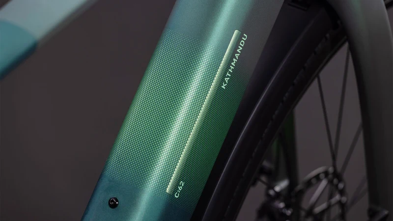 Cube Kathmandu Hybrid C:62 SLT 400 Wh X E-Bike Diamant 28" seafoam´n´chrome