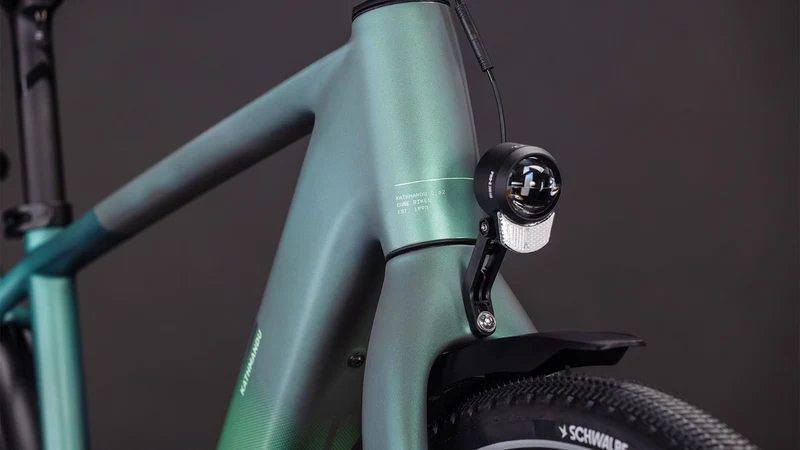 Cube Kathmandu Hybrid C:62 SLT 400 Wh X E-Bike Diamant 28" seafoam´n´chrome