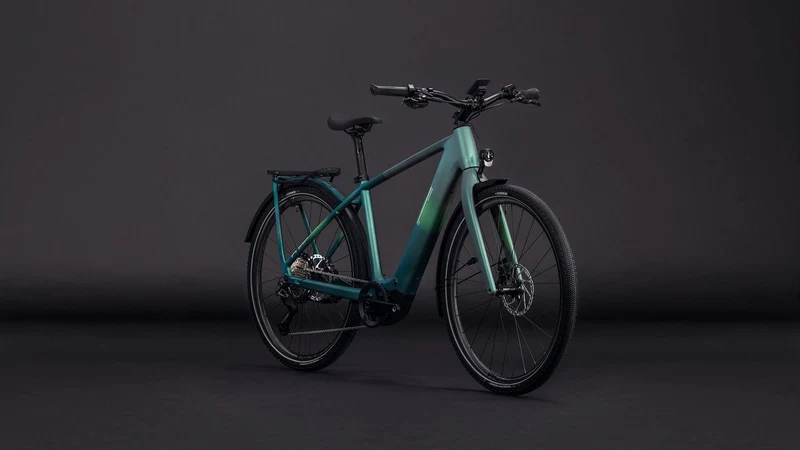 Cube Kathmandu Hybrid C:62 SLT 400 Wh X E-Bike Diamant 28" seafoam´n´chrome