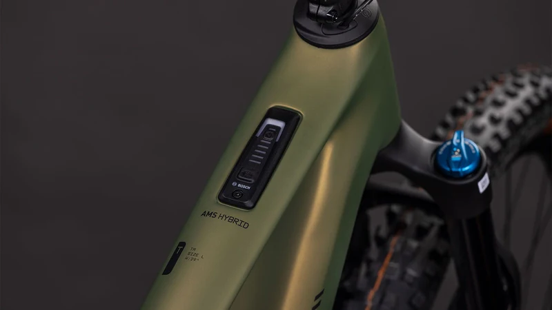 Cube AMS Hybrid One44 C:68X TM 400 Wh X E-Bike Fully 29" reedgreen´n´matrix