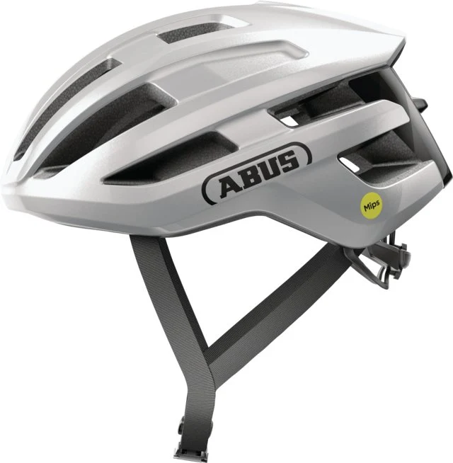 Abus Powerdome Mips Rennradhelm Gleam Silver