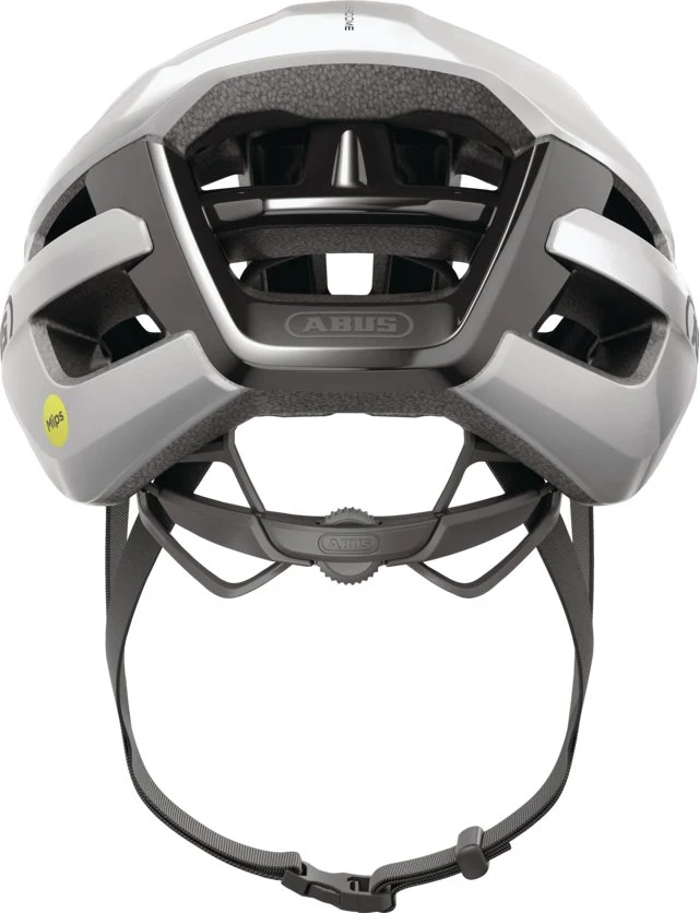 Abus Powerdome Mips Rennradhelm Gleam Silver