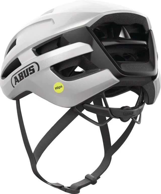 Abus Powerdome Mips Rennradhelm Gleam Silver