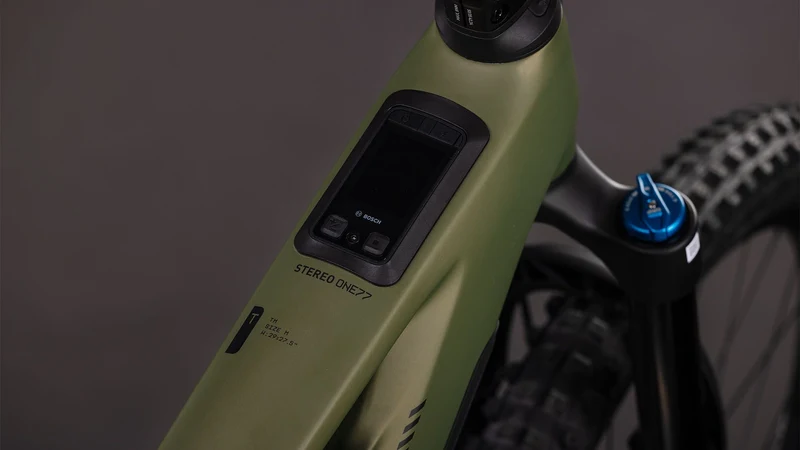 Cube Stereo Hybrid One77 HPC TM 800 Wh E-Bike Fully 29"/27,5" reedgreen´n´matrix