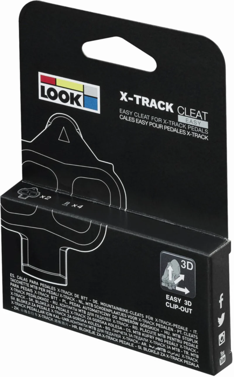 Look X-Track Easy Pedalplatten 1 Paar anthracite
