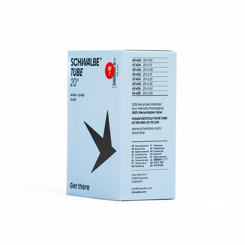 Chambre à air 20 pouces Schwalbe