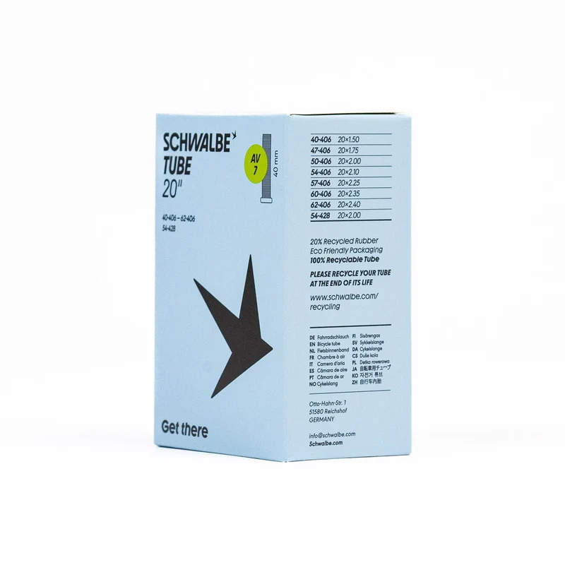 Chambre à air 20 pouces Schwalbe
