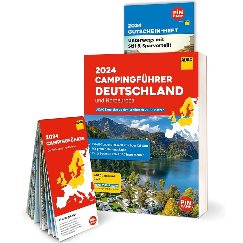 ADAC Campingführer Deutschland/Nordeuropa 2024 mit ADAC Campcard