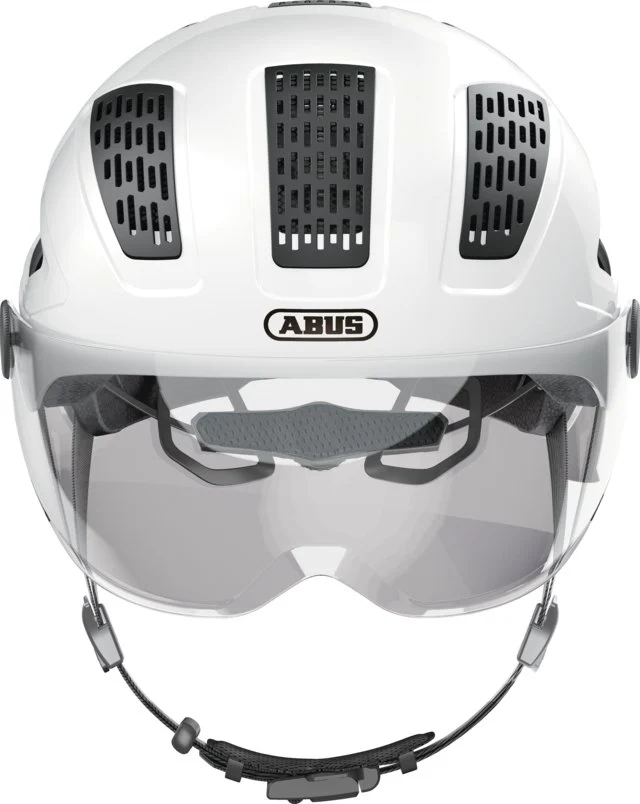 Abus Hyban 2.0 Ace Stadthelm Polarweiß