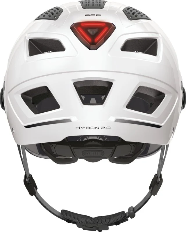 Abus Hyban 2.0 Ace Stadthelm Polarweiß