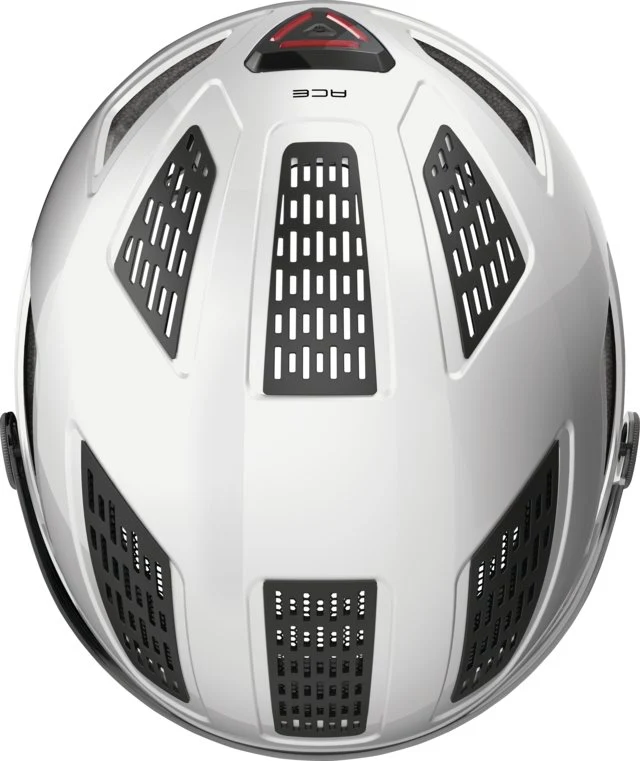 Abus Hyban 2.0 Ace Stadthelm Polarweiß