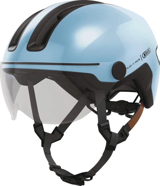 Abus Hud-Y Ace Stadthelm Eisblau